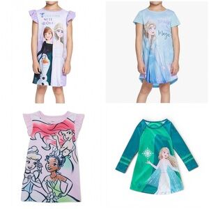 Disney | 4 Princess Nightgown Dresses | Size 4T